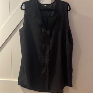 Shein blank sleeveless blouse 3XL NWOT